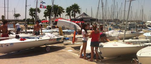 Boat Park in Valenica - 2013 420 World and Ladies Championship © RCNV http://www.rcnv.es/